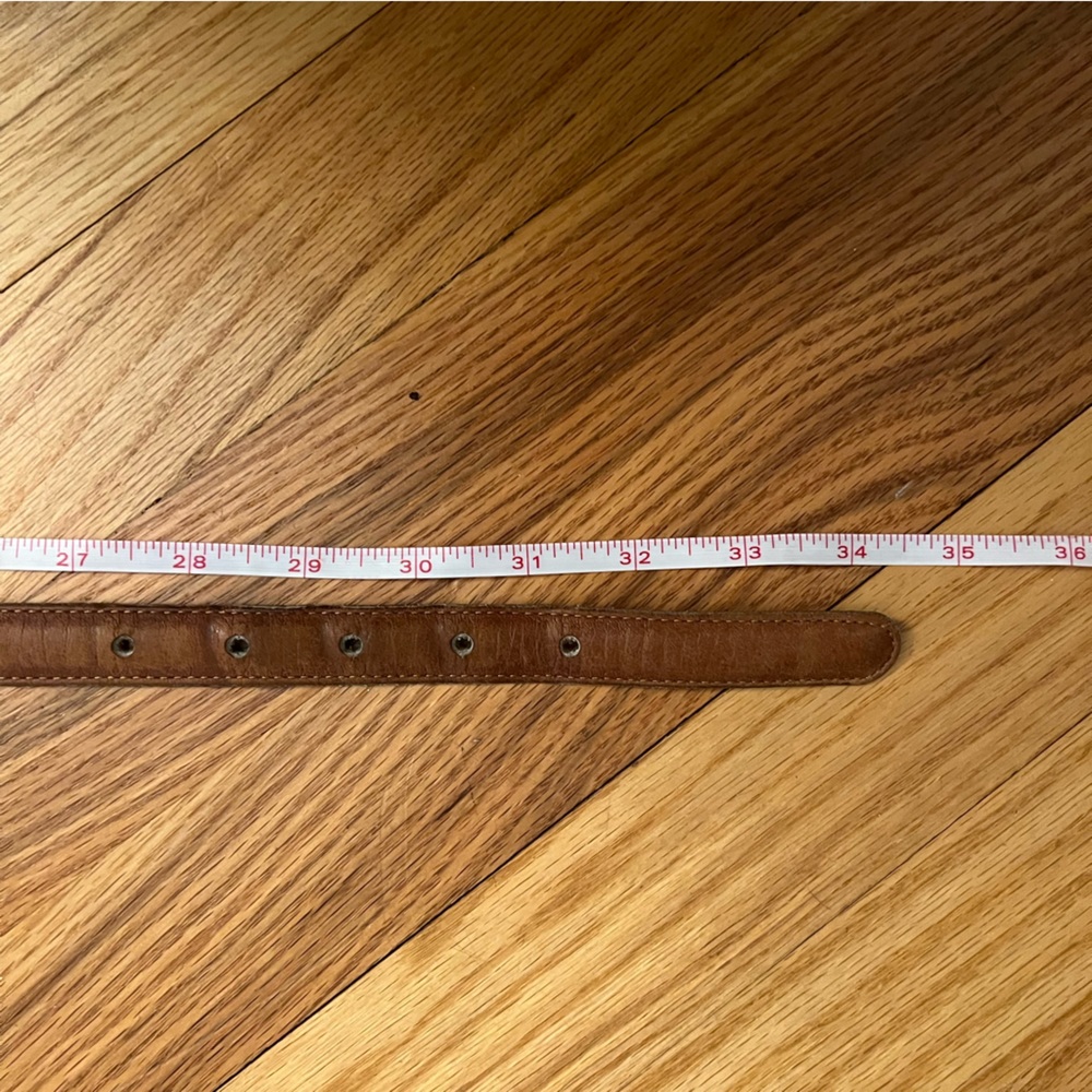 Coach British Tan Skinny Leather Belt #2800 - Picture 14 of 14